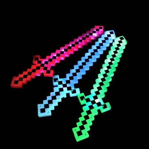 LED Light up Sword with Sound Lightsaber Led Flashing Stick Glowing Wand for Boys and Girls Party Novelties Toys
