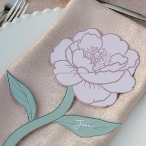 Elegant Personalized Wedding Name Cards Custom Table Place Cards Guest Seating Decoration Greeting Card Paper Printed Printed