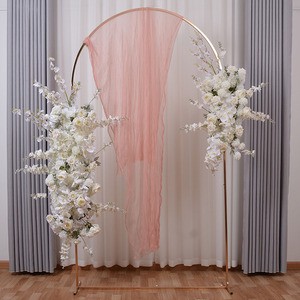 Simulation Hanging Flower Wedding Decoration Stage Background Arch Arrangements Artificial Silk Flower for Wedding