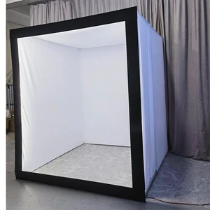 2025 High Quality Portable Magazine Photo Booth Frame With Props Free Accessories Sheet Metal Photo Booth Box