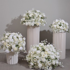 White Wedding Cenrerpieces Decoration Bouquets Table Flowers for Wedding