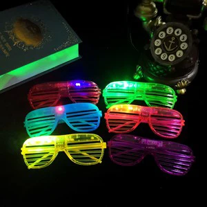LED Light up Glasses for Party Neon Glasses with Flashing Feature for Raves Birthdays Weddings Consent Parties