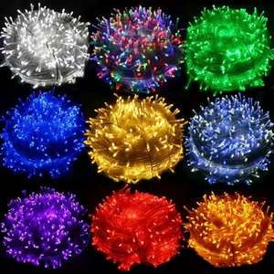 3M6M10M50M100M Outdoor Garden-operated LED String Fairy Light Christmas Decorations Tree Style For Holiday Wedding Party Home