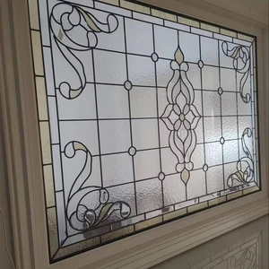 High Quality Decorative Glass Tiffany Stained Art Glass For Door Window Church Hanging Panel Christmas Festival Stained Glass