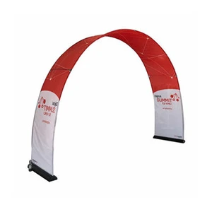 Custom Arch Banner Aluminum Frame Thermal Transfer Print for Wedding Sports Team Building Promotion Outdoor Event Arch Banner