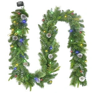 Factory 9ft Outdoor Christmas Decorations PVC Lighted Christmas Ornaments Environment Friendly Handmade