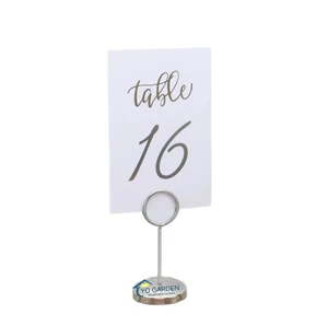 Custom DIY Modern Style Metal Postcard Table Place Holder Favors Sign Seat Card for Wedding Birthday Decor in Restaurant Hotel