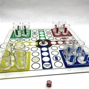 Drinking Game Chess Set | Fun Party Entertainment | Colorful Cups & Foldable Board