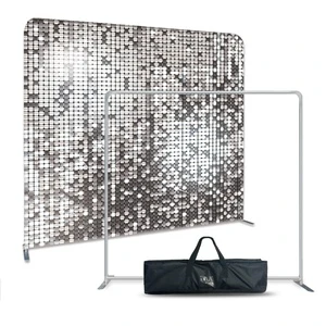 Hot Sale Eco-friendly Durable Aluminum Frame Banner Stretch Fabric Tension Fabric Photography Wedding Party Backdrops Custom