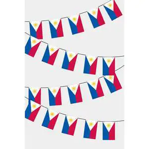 Philippines Rectangle Party Banners Flag Bunting
