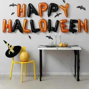16 Inch Foil Letter Banner Party Supplies for Halloween Party Decorations