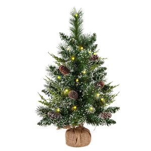PVC tree Christmas tree stand plate home Christmas festival decoration bonsai display item