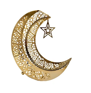 Housewarming Gifts Crescent Moon New Latest Arrival Table Craft Ramadan Kareem Decoration Islamic Party Home From India