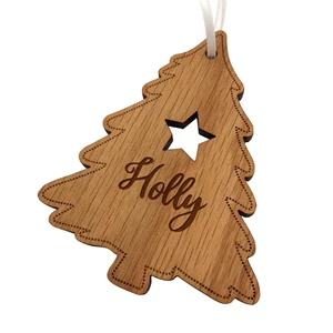 Super Offers High Quality Wooden Christmas Tree Ornaments Customization Available Hot Selling Handmade Modern Designed