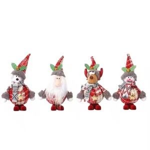 Merry Christmas Ornaments Xmas Gift Santa Claus Snowman Tree Toy Doll Hang Christmas Decorations for Home New Year Decor