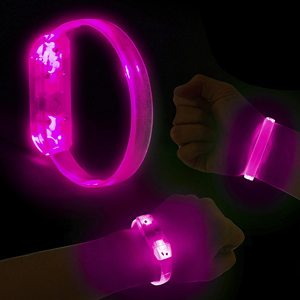 Novelty LED Party Bracelets Flashing Light up Bracelet Activated for Party Favor