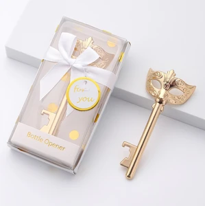Key Design Bottle Openers Party Favors Gifts for Guests with Thank You Tags Gift Bags