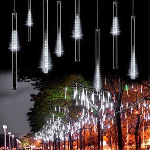 Meteor Shower Rain LED String Lights for Holiday Outdoor Garden Christmas Party Decor