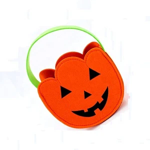 Festival Christmas Decoration Items Felt Halloween Bags for Kids to Carry Candy