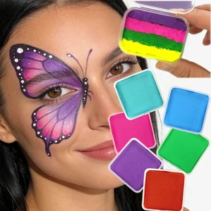 New Trendy Christmas Designs for Adults' Face and Body Painting with Natural Plant Material Safety Certified