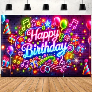 Low MOQ Neon Colorful Birthday Graduation Wedding Party Wall Decor Water Resistant Reusable Photo Booth Props