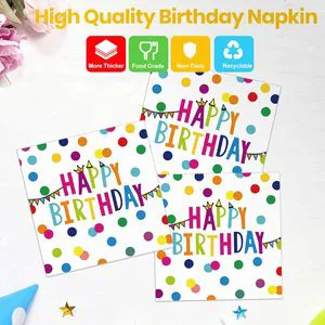Birthday Party Disposable Tableware Party Decorations