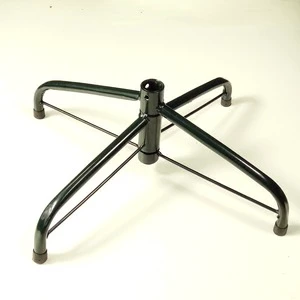 Durable Metal Iron Bracket Wholesale Factory Direct Tree Christmas Stand Artificial Base Holder Rotating Live Tree