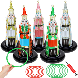 Custom PVC Factory Sale Inflatable Inflatable Hats Toss Game for Kids Party Novelties