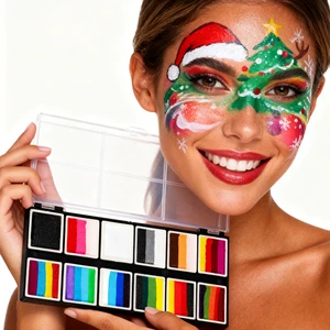 Professional Body Water-Based Face & Body Painting Set For Adults & Kids Makeup Body Painting Palette