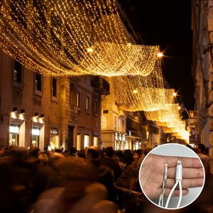 High Quality Customized LED Waterproof Street Moon Pattern Decorative Light For Ramadan Eid Al Fitr Christmas Landscape