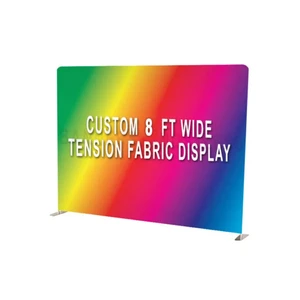 Customized 20ft Portable Photo Booth Backdrop Full-Color Tension Fabric Banner Stand Pillow Case Display Weddings Exhibitions