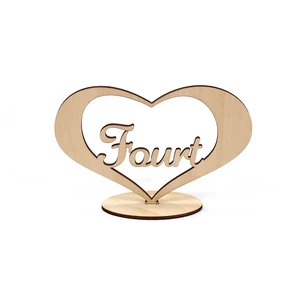 Wooden Wedding Table Number Cards Standing Wood Numbers for Reception Decoration