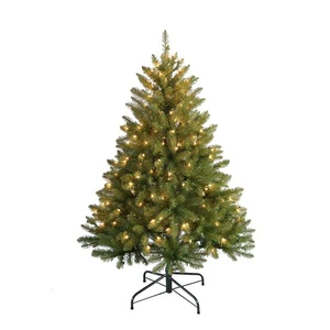 Factory Wholesale Price High Quality Eco-Friendly Customizable Lifelike PE&PVC Artificial Christmas Tree Durable Stand