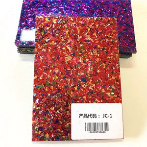 1/8inch 3mm Thickness Laser Cutting Colorful Glitter Confetti Cast Acrylic Sheet Perspex Board Home Furniture Decor