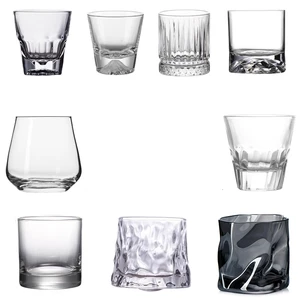 Free Sample Personalized 10oz Shot Glasses Transparent Whisky Tasting For Glassware Cigar Cup For Home Party Bar