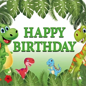 Printed Birthday Party Supplies Hanging Birthday Banner Decorations for Party Decorations