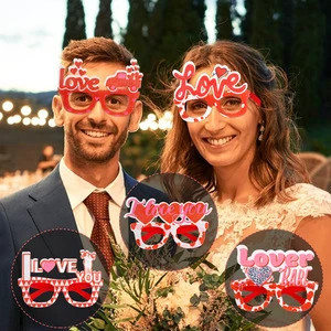 Valentine's Day Glasses Party Supplies Love Glasses Frame Festival Party Decoration Accessories