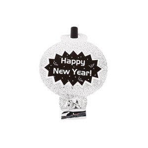 5 PK Novelty New Year Horn Plastic Style
