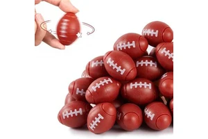 Novel American Football Plastic Fidget Spinner Eco-Friendly Waterproof Portable Stress Relief Toy for Home Office Travel