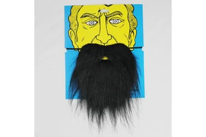 Halloween Masquerade Dress-Up Party Performance Supplies 10000 Black and White Paper Santa Claus Beards