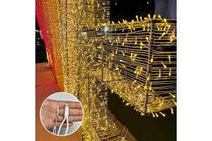 New LED 30m 50m Luces De Navidad Christmas Tree Cafe Outdoor Decoration Flash Mode PVC Twinkle fairy String Lights