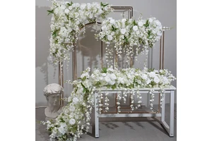 Long Spring Artificial Floral Centerpiece for Wedding and Party Tables Wedding Decoration Bouquet MOQ