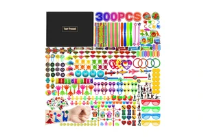 300pcs Small Toy Party Favors Kids Birthday Goodie Bag Gifts Set for Chinese New Year Halloween Pinata Filling Giveaways for