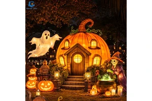 Large-Scale Custom Halloween Light Lantern Festival Displays For Zoos & Botanical Gardens