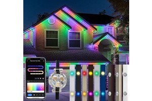 12V 24V House Permanent Holiday Christmas Lights Smart Controller IP68 Waterproof Outdoor Led Point Light