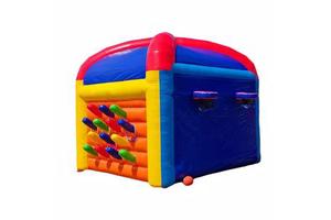 Inflatable Carnival Sports Game Combo | Inflatable Basketball Game, Hoopla Toss & Dartboard for Parties & Rentals