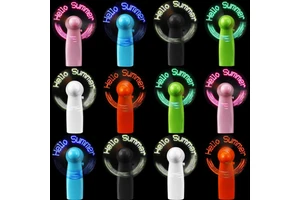 New Product Ideas 2026 Quinceanera Party Favors for Guests Novelty Glowing Message Fan