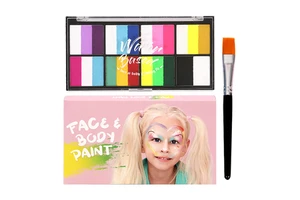 Face Painting Waterproof Body Rock Artist Festival Halloween Professional Party Drawing Kids DIY Paints UV Colorful Tools
