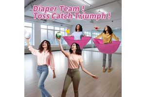 Kids Outdoor Carnival Games Funny Catch Gameplay Ball Tossing Set for Birthday Pool Yard Patio Beach Family
