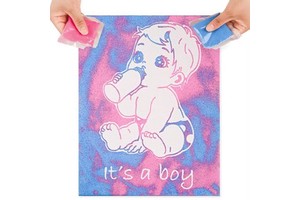 Wholesale Boy or Girl Gender Reveal Sand Art Gift Baby Shower Gender Reveal Party Supplies Game Box